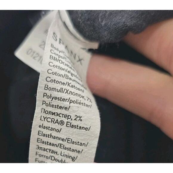 Spanx Jeans Womens Small Black Everywear Flare Denim Jean High Rise Wide 20326R - Picture 10 of 12